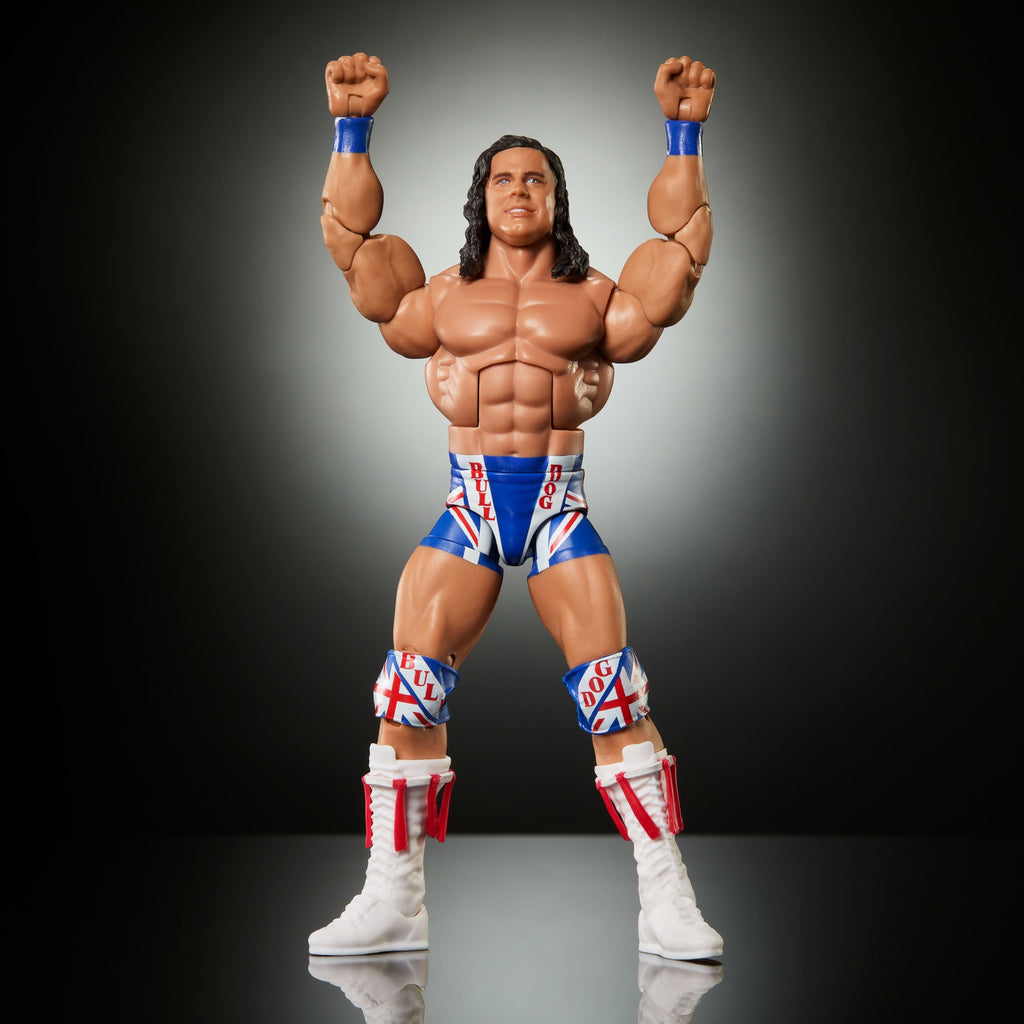 WWE Elite Legends British Bulldog Action Figure | Mattel Creations
