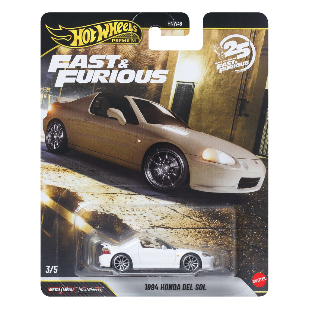 1994 Honda Del Sol Fast&Furious デルソル Hot Wheels Premium Fast & Furious 1994 Honda Del Sol | Mattel