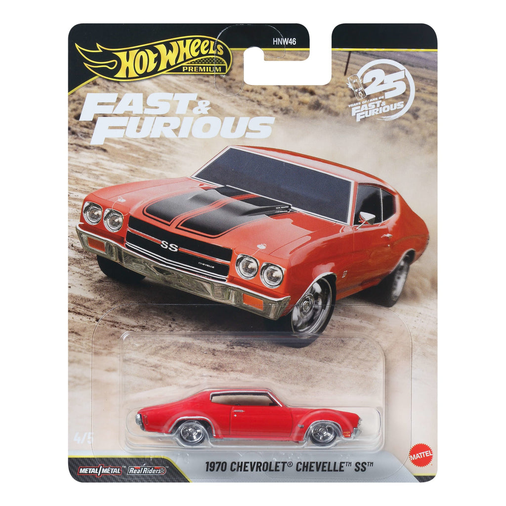 HOT WHEELS 1970 CHEVROLET CHEVELLE MK2 SS NO6 FAST & FURIOUS 1/64 - a HOT WHEELS 1970 CHEVROLET CHEVELLE MK2 SS NO6 FAST & FURIOUS 1/64 - a