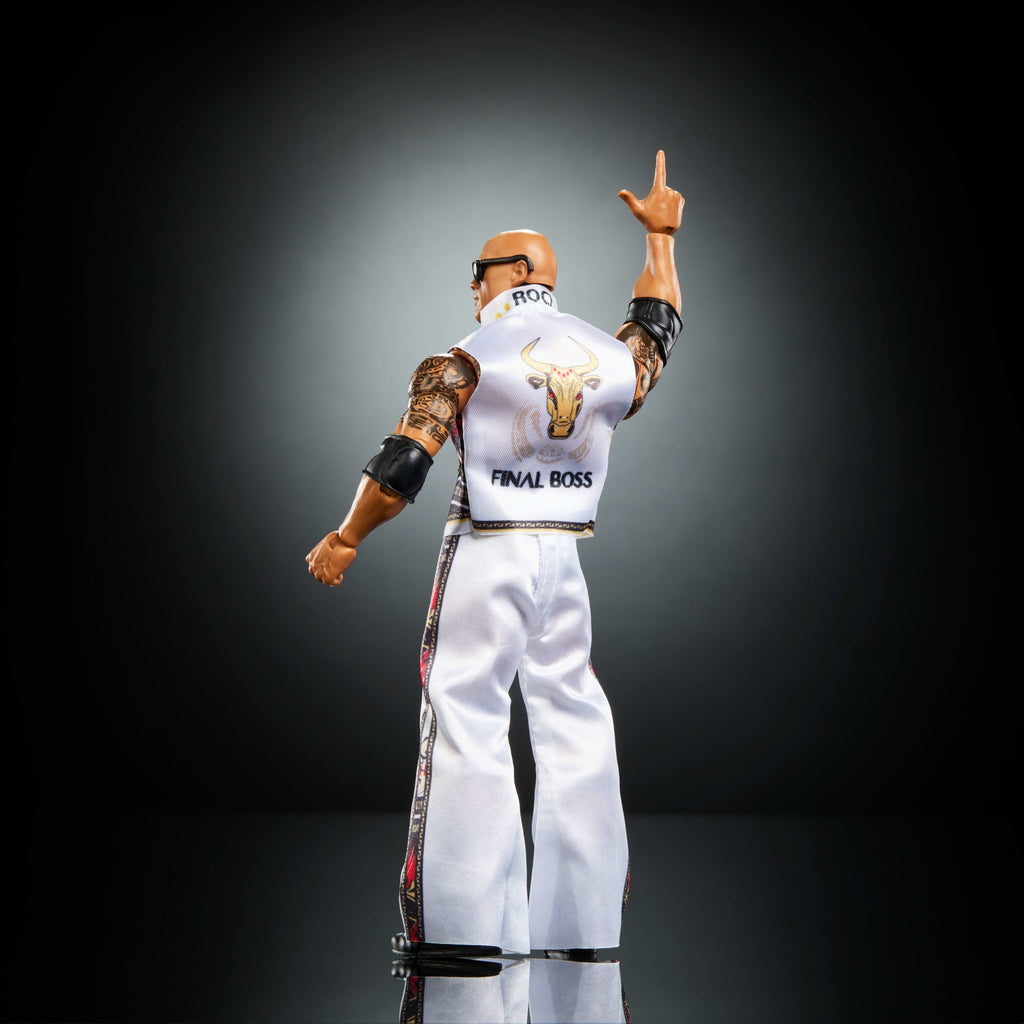 【セール中】【専用ケース付き】 Final boss ROCK フィギュア WWE Ultimate Edition The Rock Final Boss Action Figure | Mattel