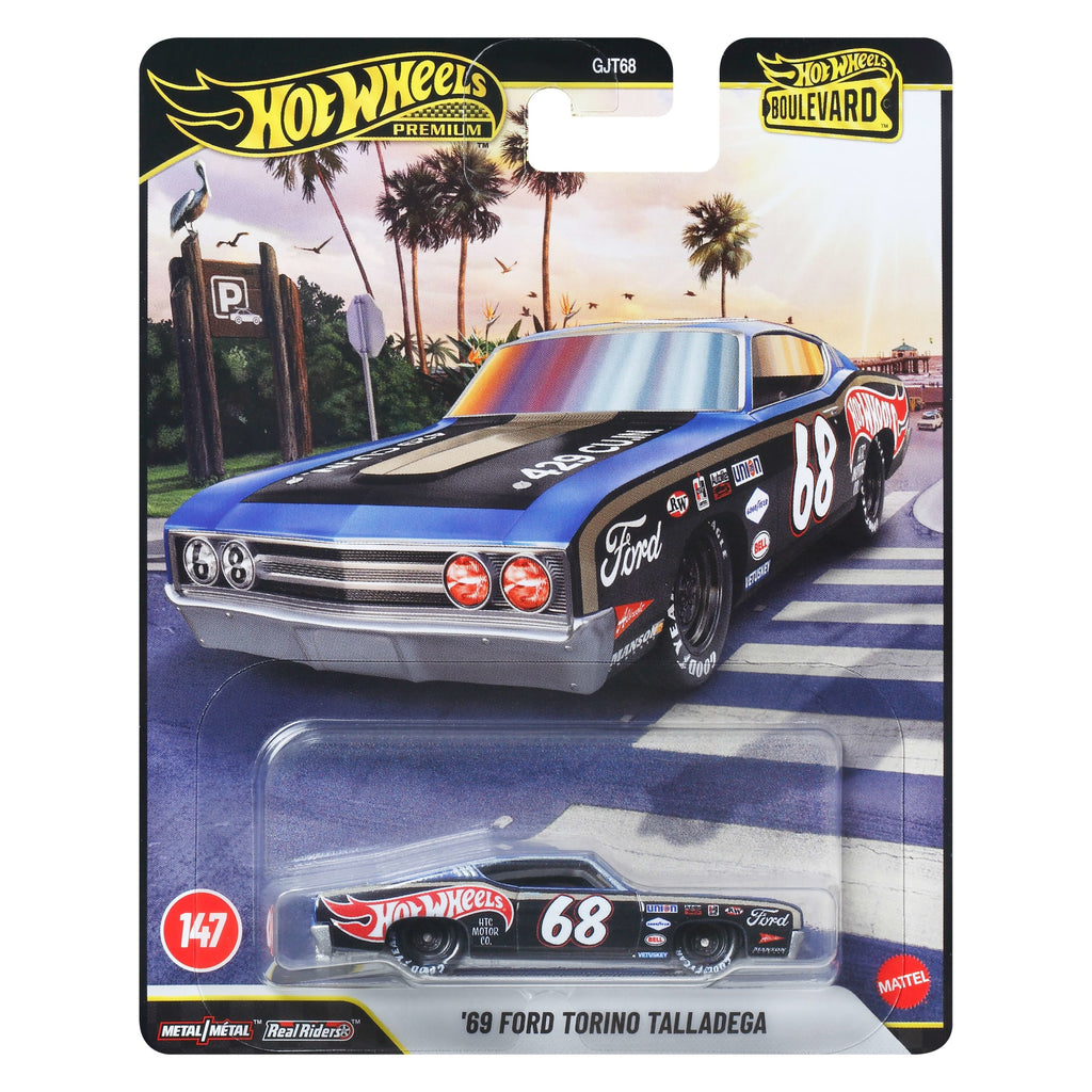 Hot Wheels Premium Boulevard '69 Ford Torino Talladega | Mattel