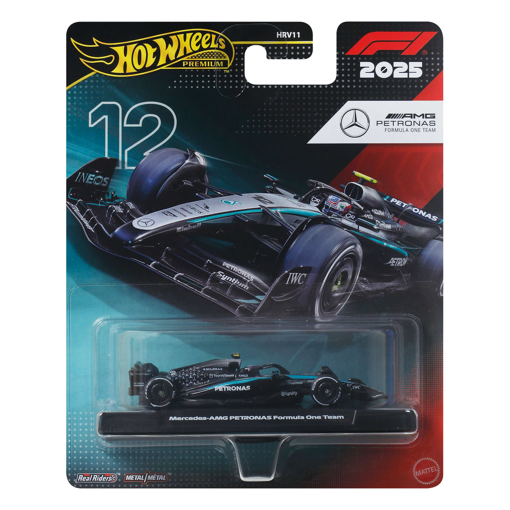 Hot Wheels Premium 2025 Formula 1 Mercedes-AMG PETRONAS Team #12