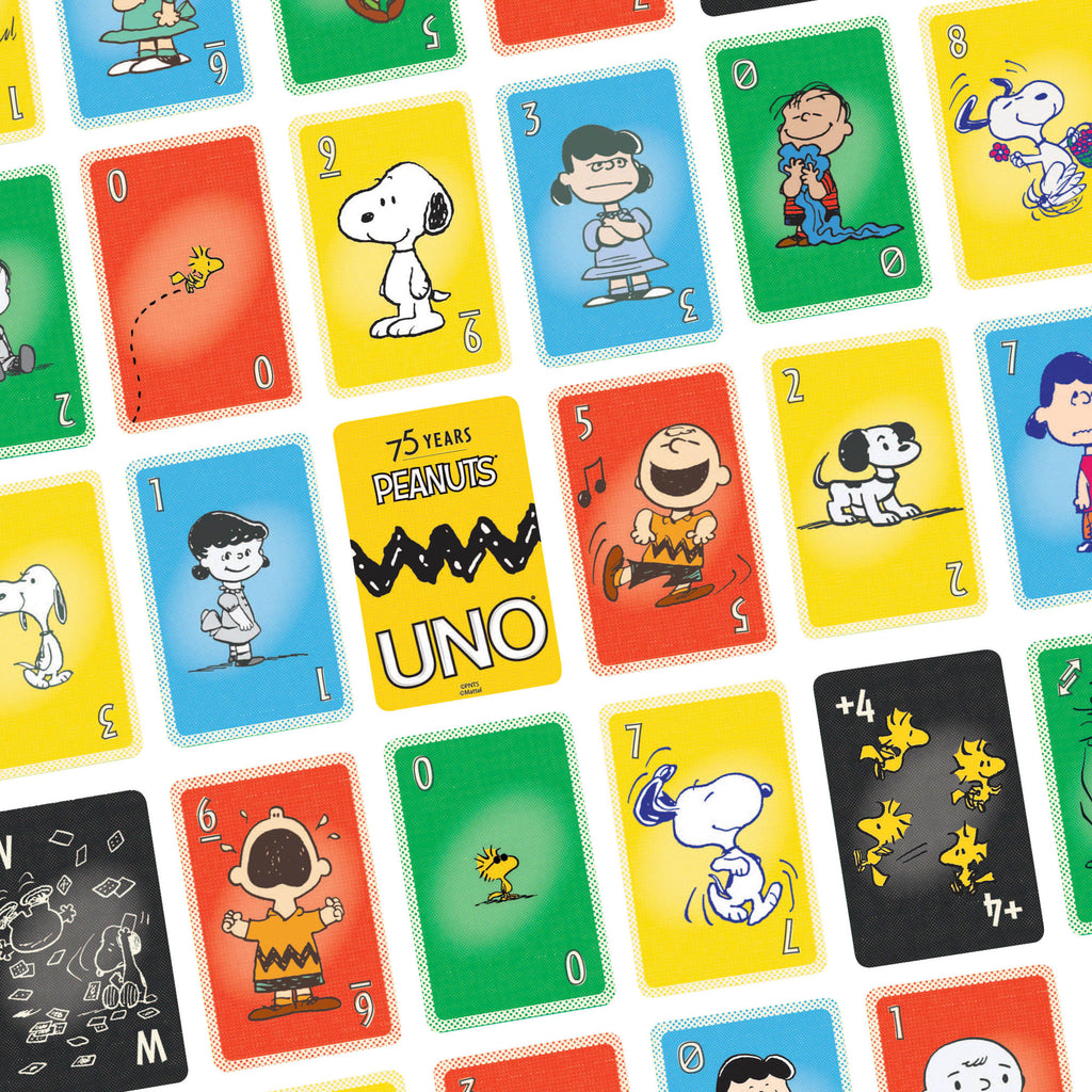 UNO Canvas Peanuts Card Deck | Mattel Creations
