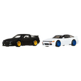 Hot Wheels Premium Car Culture 2-Pack '96 NISSAN 180SX TYPE X & NISSAN SilEighty