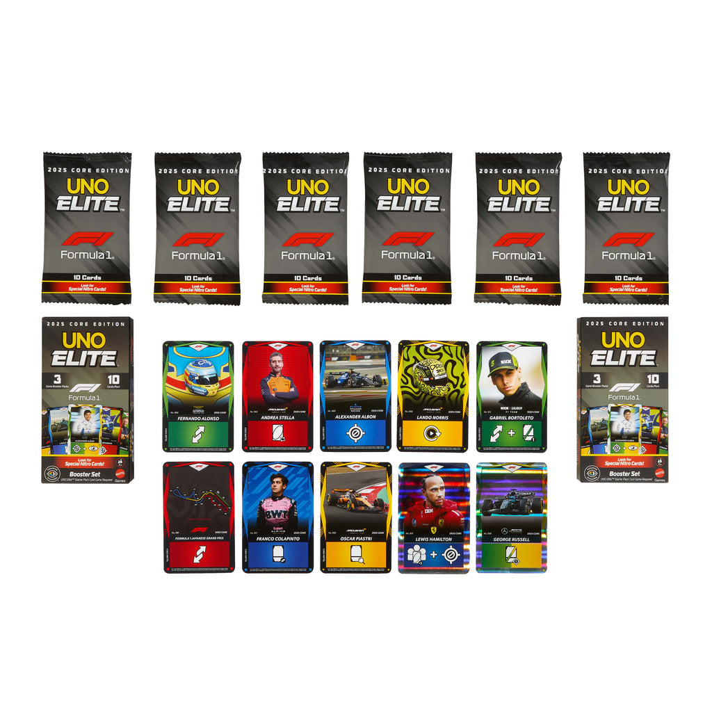 UNO Elite Formula 1 2025 Core Edition Booster Set 2-Pack