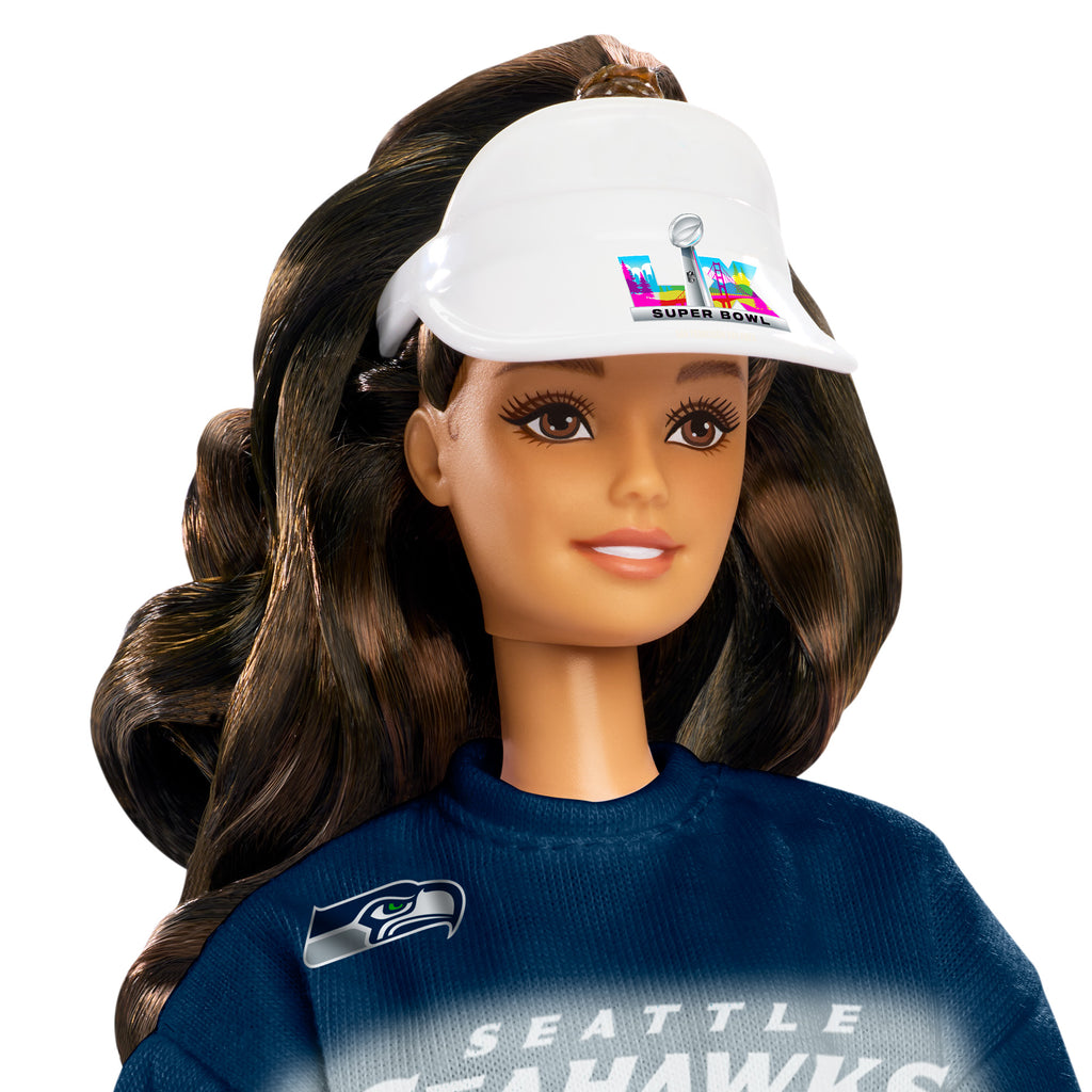 Barbie Super Bowl LX Seattle Seahawks Doll | Mattel Creations