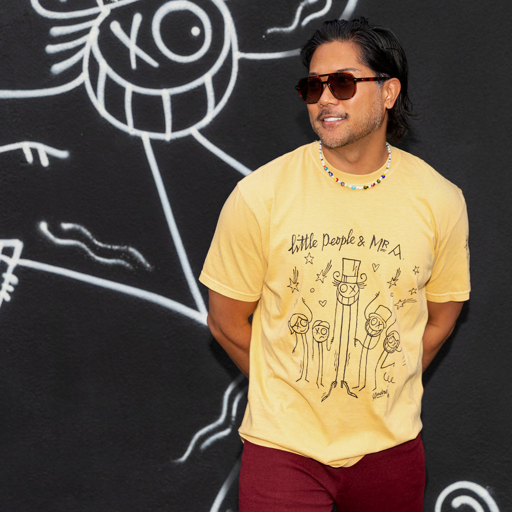 Fisher Price x André Saraiva Yellow T-shirt | Mattel Creations
