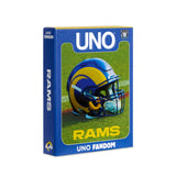 UNO Fandom NFL Los Angeles Rams Game Deck