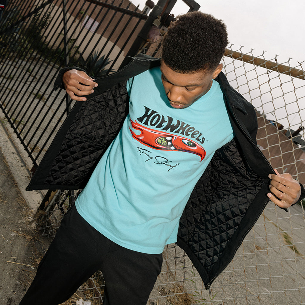 Hot Wheels x Kenny Scharf Blue T-Shirt | Mattel Creations