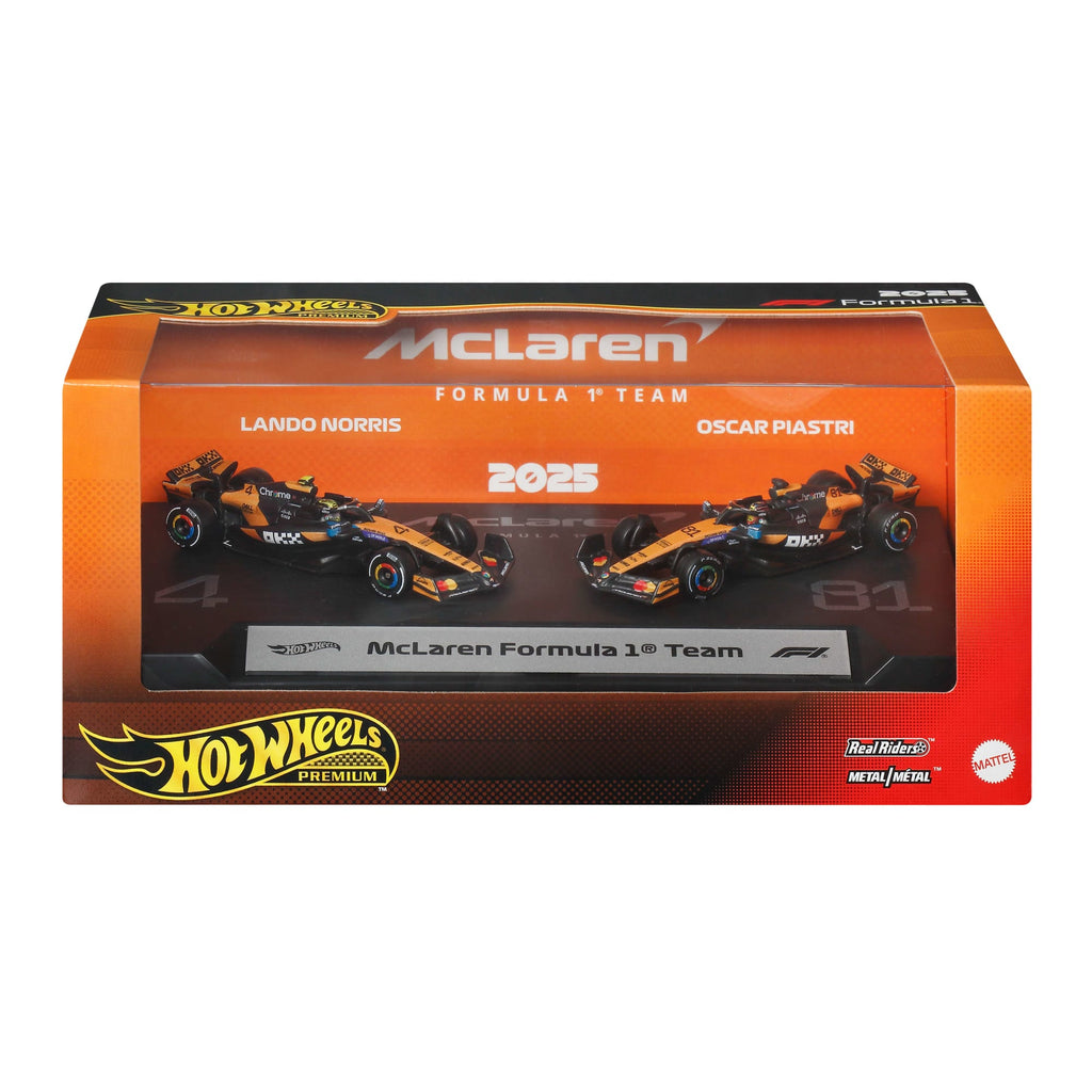Hot Wheels 一番くじ　F1トラック Hot Wheels Premium McLaren 2025 Formula 1® Team #81 & Team #4