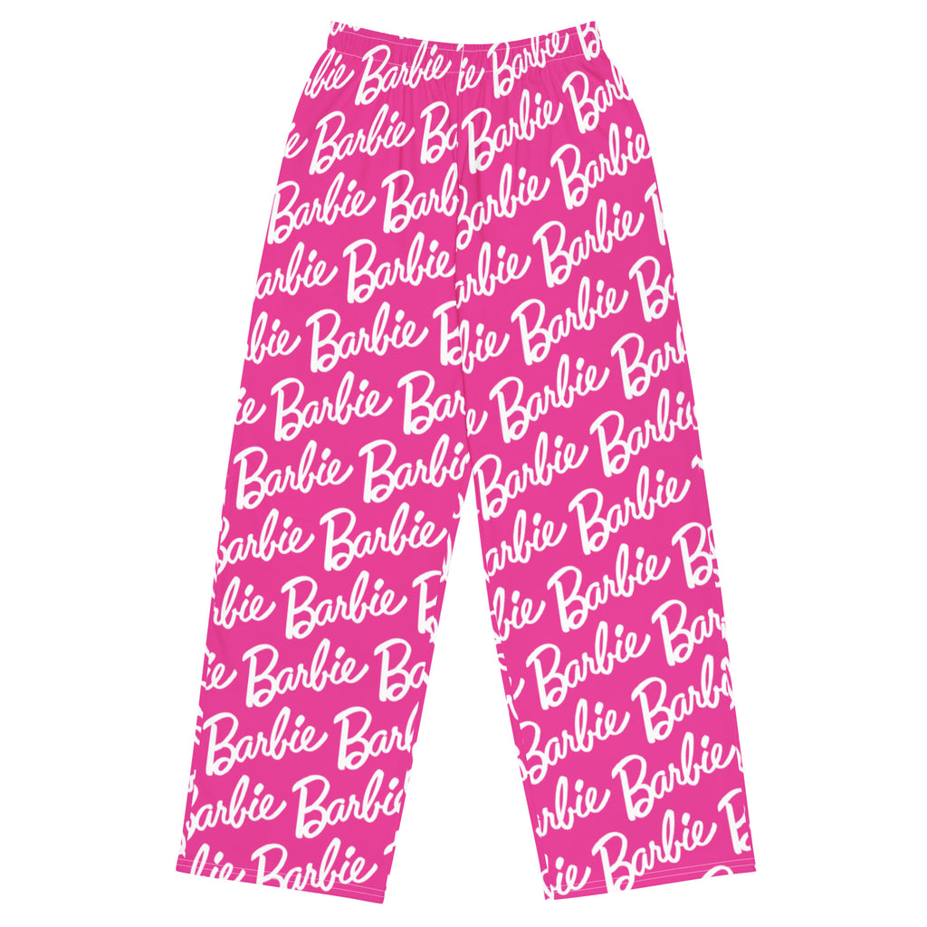 Barbie Logo Wide Leg Pants Mattel Creations barbie-logo-wide-leg-pants-mattel-creations
