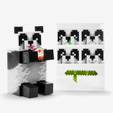 Minecraft Diamond Level Panda Figure