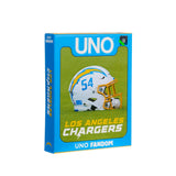 UNO Fandom NFL Los Angeles Chargers Game Deck