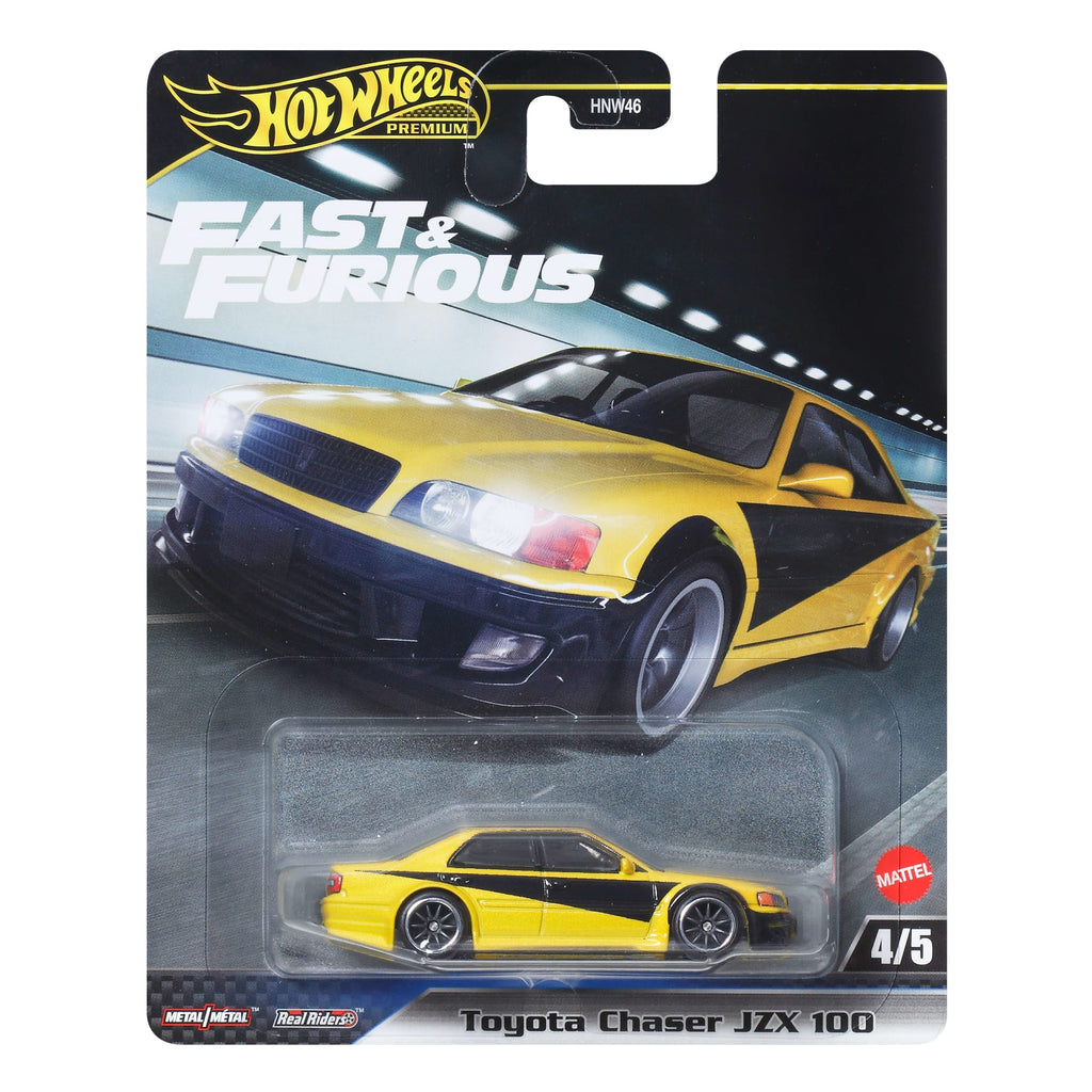 ミニカー Hotwheels FAST&FURIOUS Toyota Chaser Hot Wheels Premium Fast & Furious Cars 1998 Toyota Chaser JZX100