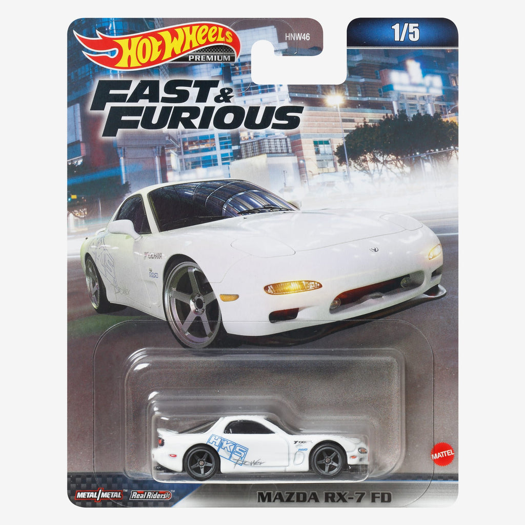 ミニカー Hotwheels FAST& FURIOUS MAZDA RX-7 Hot Wheels Fast & Furious Premium Series, Mazda RX-7 FD – Mattel