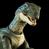 Jurassic World Hammond Collection Velociraptor Blue Dinosaur Figure