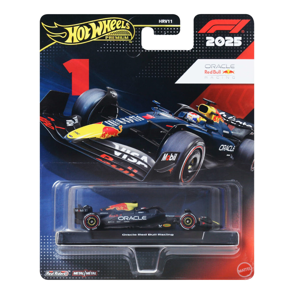 ホットウィール F1 formula1 3種 レッドブル メルセデス ハース Hot Wheels Premium Oracle Red Bull Racing 2025 Formula 1® Team #1