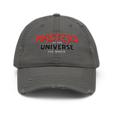 Masters of the Universe The Movie Logo Grey Dad Hat