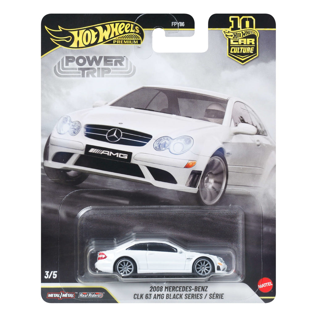 Hot Wheels Premium Car Culture 2008 Mercedes-Benz CLK 63 AMG Black
