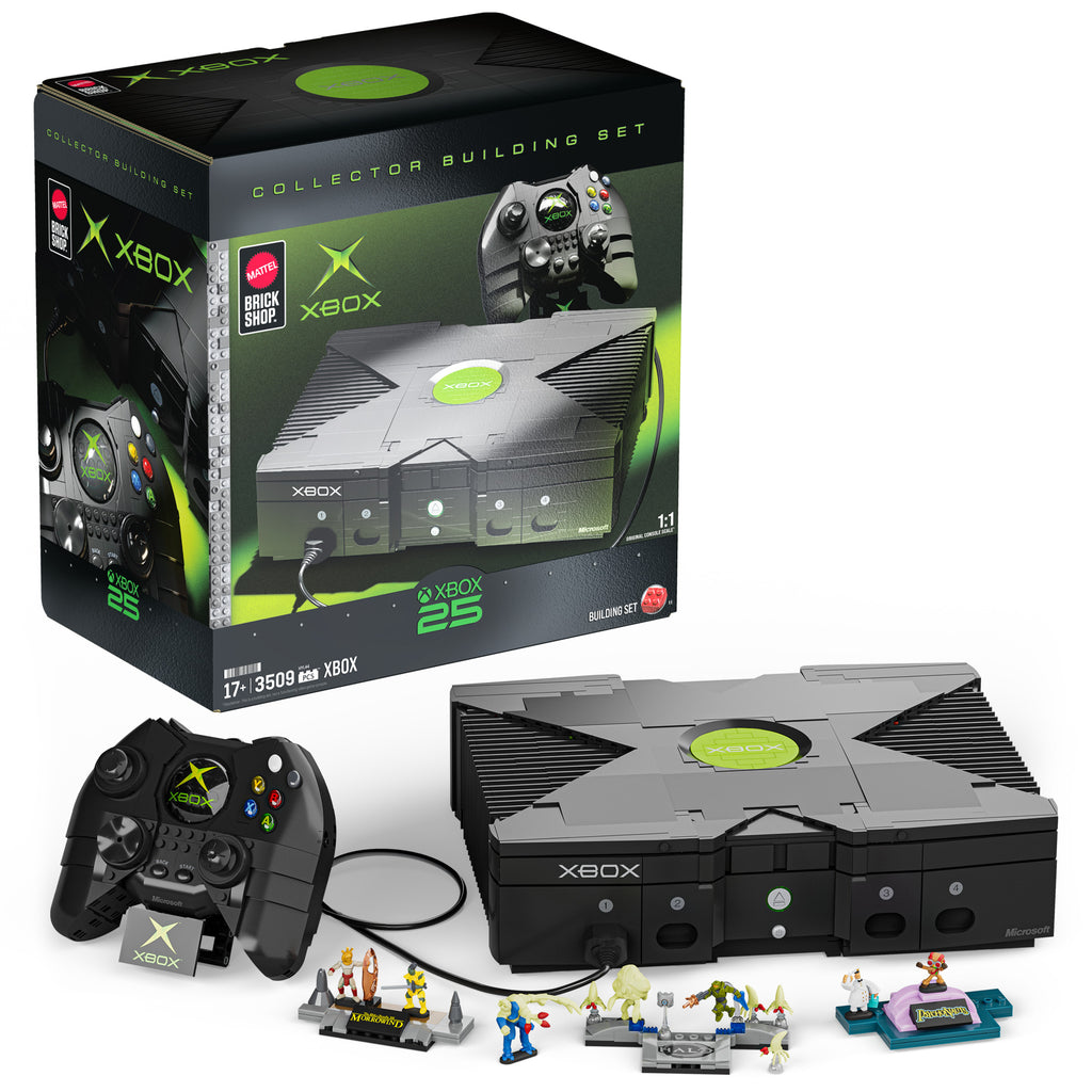 Mattel Brick Shop Microsoft XBOX Building Set | Mattel Creations