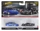 Hot Wheels Premium Car Culture 2-Pack '94 Nissan Primera & NIssian R390 GTI