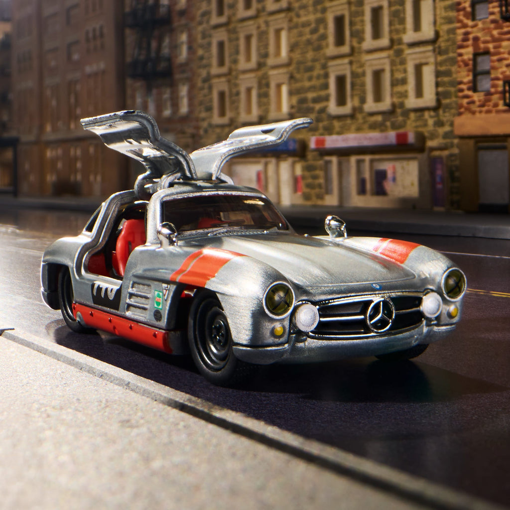 JNF Mercedes 300 1/20 – Miniature Métal Noire, Restaurée, Collection