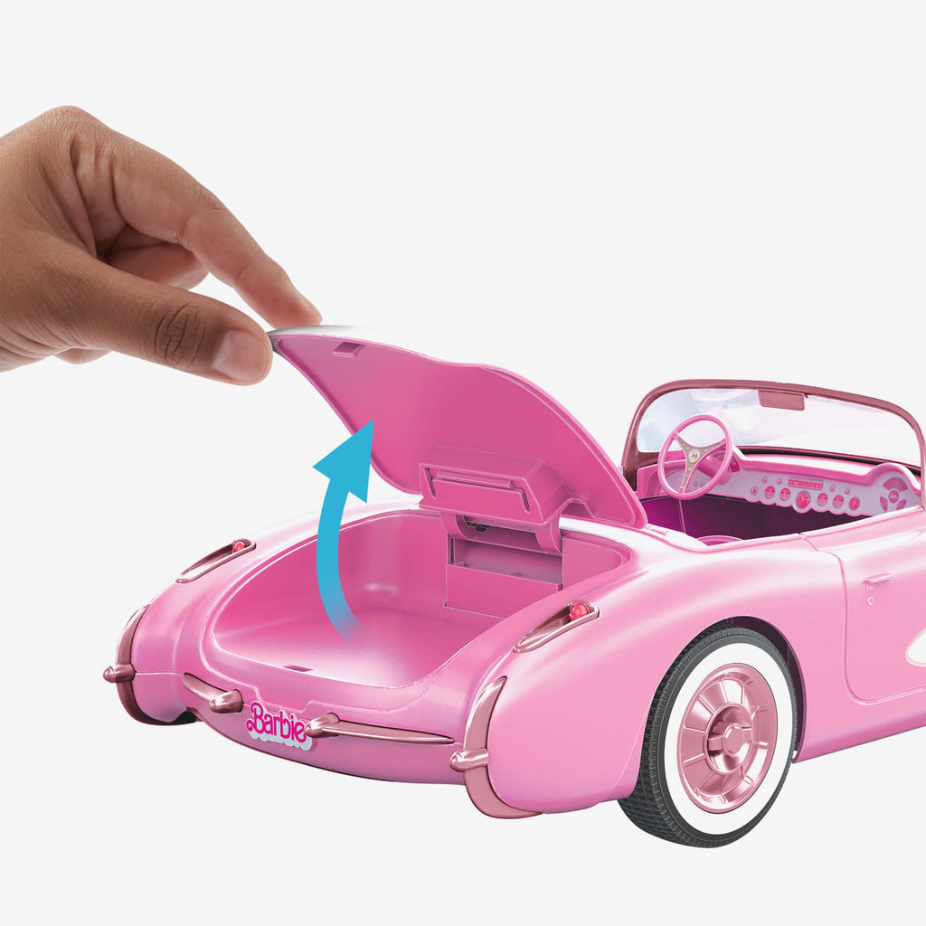 Hot Wheels Barbie Le Film - Barbie Voiture Corvette Radiocommandée À Piles Tirée du Modèle Réel Stingray 1956, en Métal, À Collectionner, Jouet Enfant, Ados, Adultes, HPW40 Hot Wheels Barbie Le Film - Barbie Voiture Corvette Radiocommandée À Piles Tirée du Modèle Réel Stingray 1956, en Métal, À Collectionner, Jouet Enfant, Ados, Adultes, HPW40