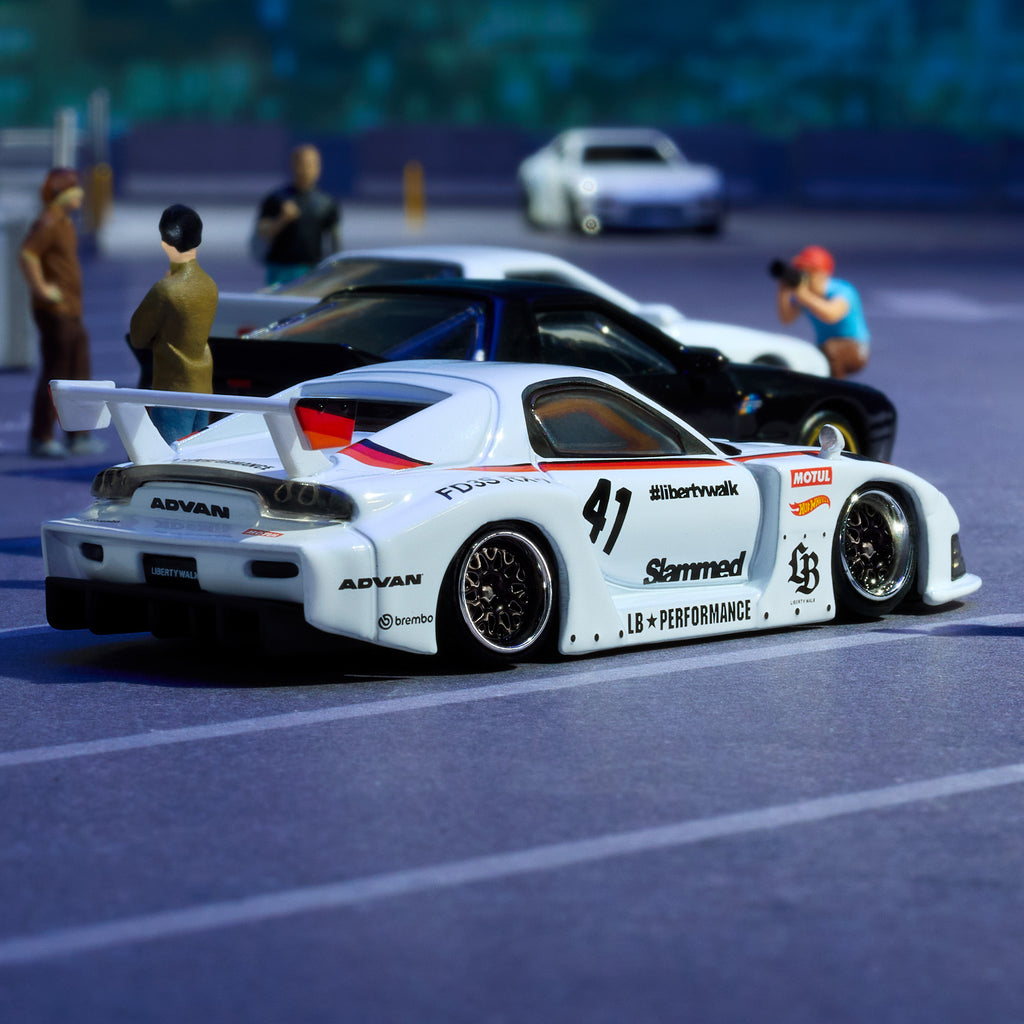 Hot Wheels Elite 64 Mazda RX-7 Liberty Walk | Mattel Creations
