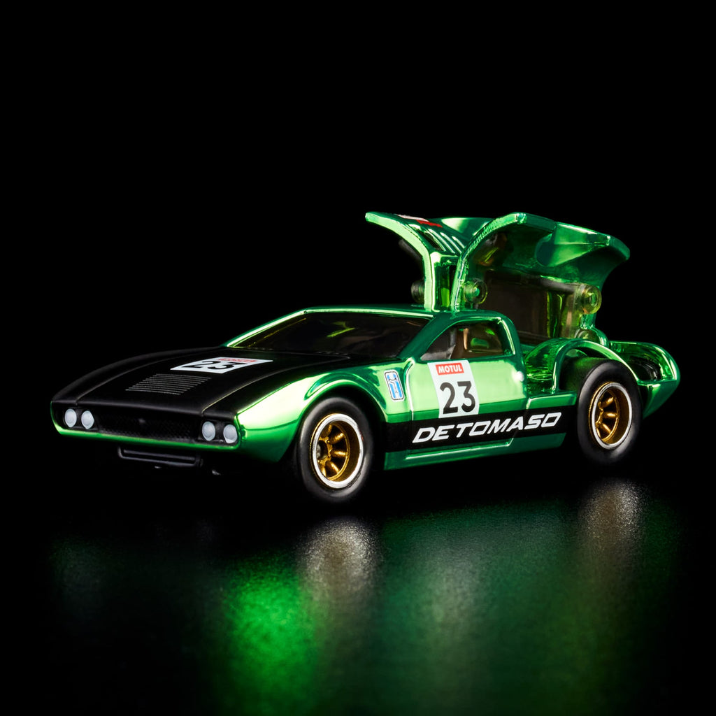 ホットウィール レッドラインクラブ限定DeTomaso Mangusta RLC 2023 hot wheels redline club RLC 1971 De Tomaso Mangusta green
