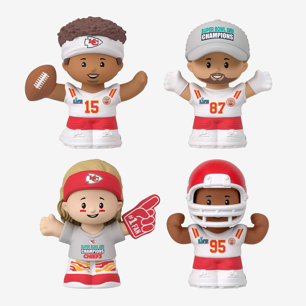 【レア】希少選手チーム供給品 Lampre fondital 6点セット Little People NFL Super Bowl LVIII Champions KC Chiefs Collector