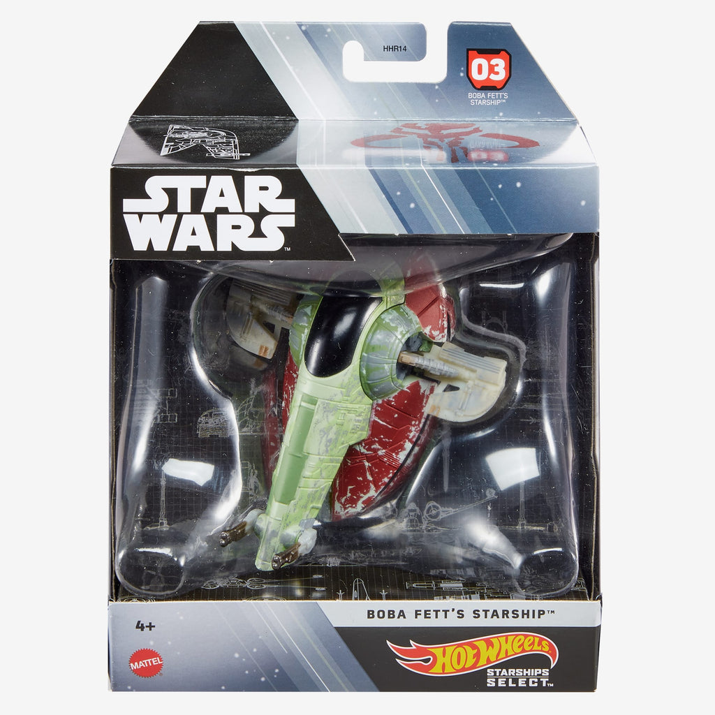 Star Wars ボバ・フェット スターシップ Hot Wheels Star Wars Starships Select Boba Fett's Starship