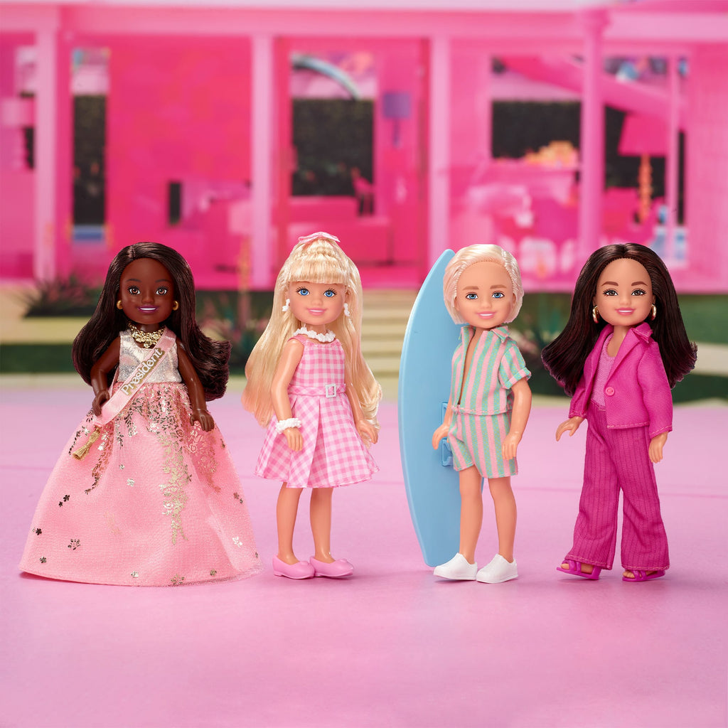 Barbie The Movie Chelsea Small Doll 4-Pack | Mattel Creations Barbie The Movie Chelsea Small Doll 4-Pack | Mattel Creations
