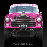RLC Exclusive 1:18 Scale ‘55 Chevy Bel Air Gasser “Candy Striper” - Crowdfund