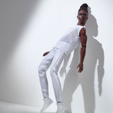 Barbie Looks Ken Doll (Brunette with Braids & Bun Hairstyle)