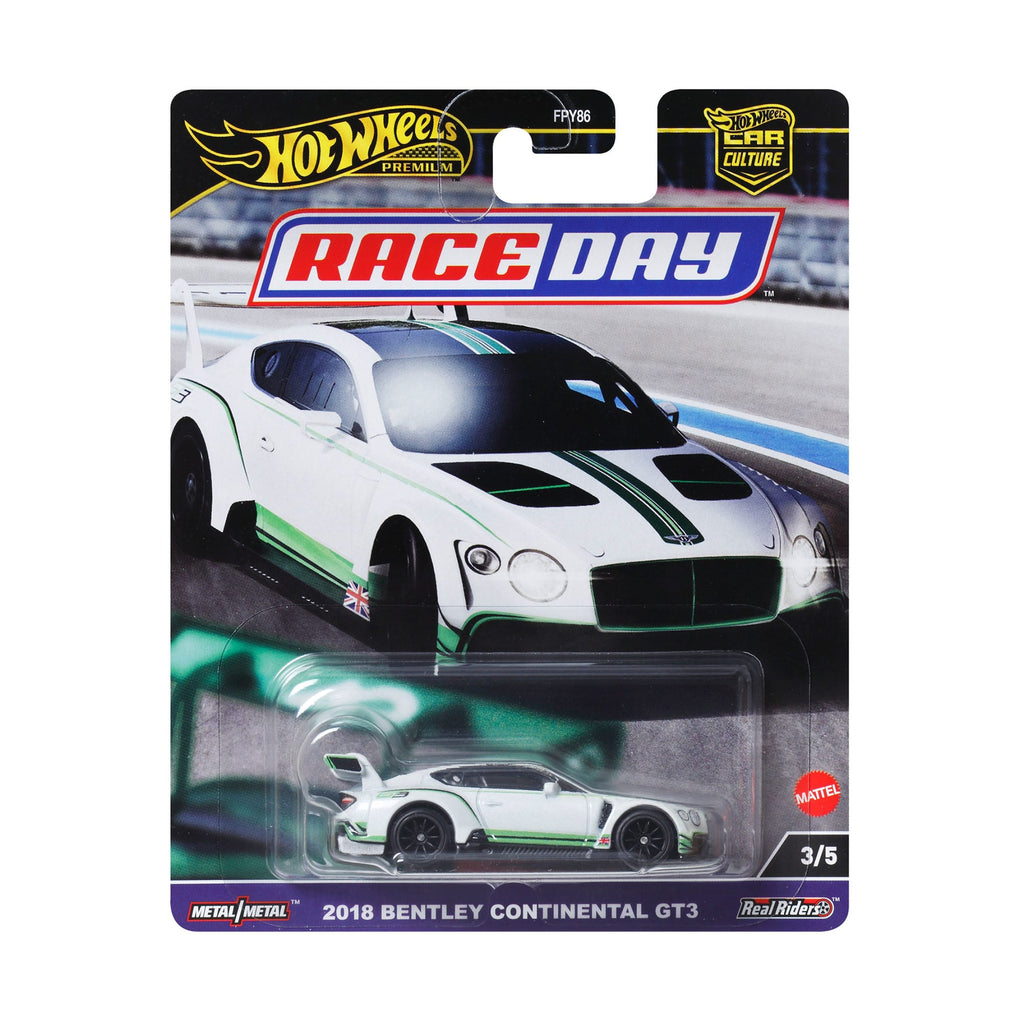 BENTLEY CONTINENTAL GT3 ミニカー Hot Wheels Car Culture Circuit Legends 2018 Bentley Continental