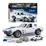 Mattel Brick Shop Hot Wheels Corvette Grand Sport Building Set