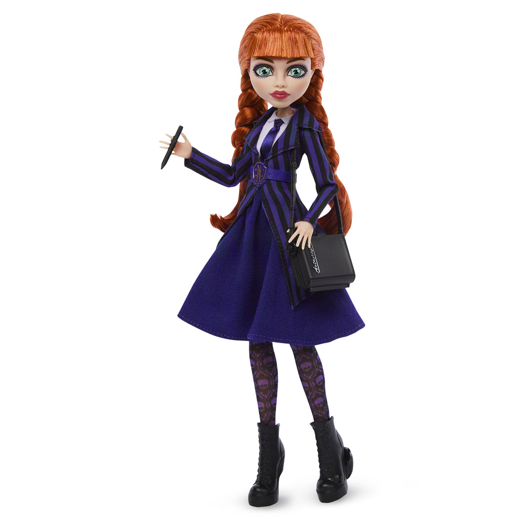 Monster High x Wednesday Agnes DeMille Doll With Purple Uniform