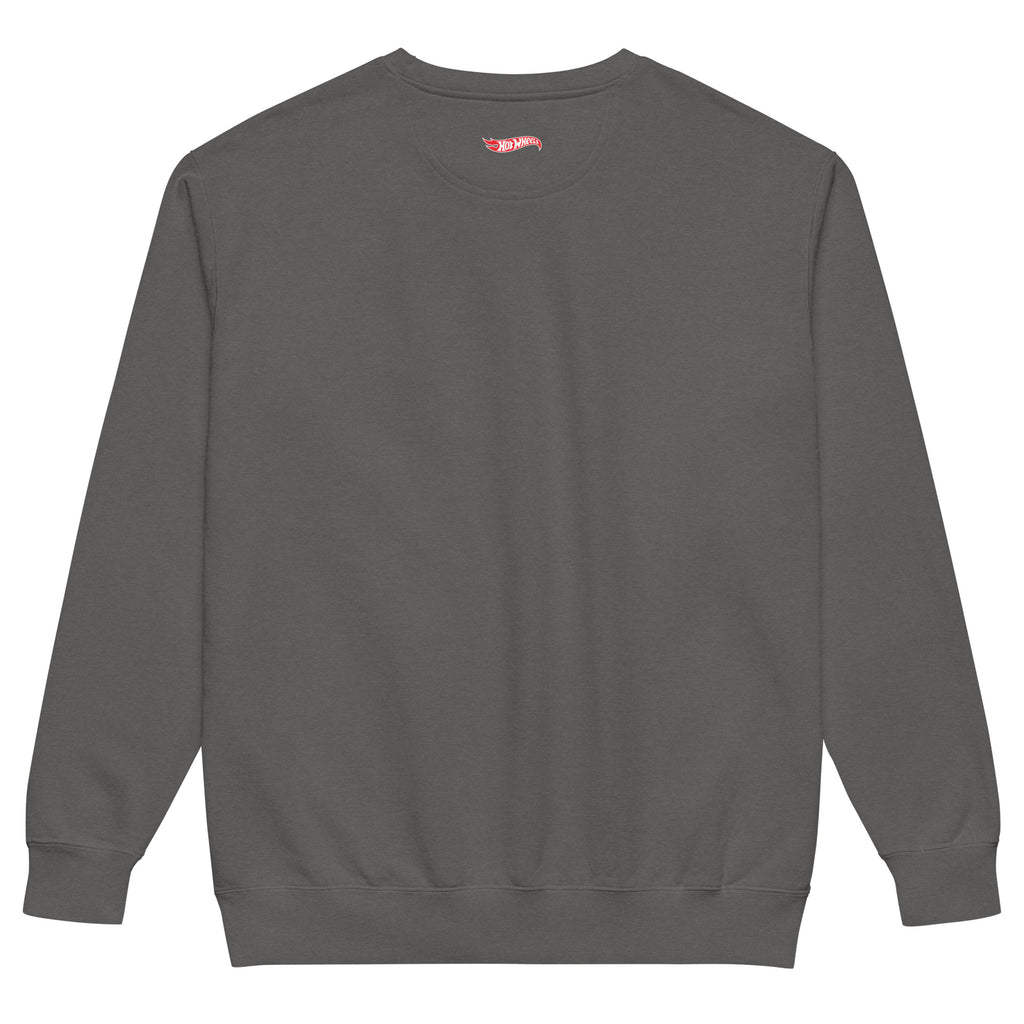 Hot Wheels Pit Stop Gray Sweatshirt | Mattel Creations