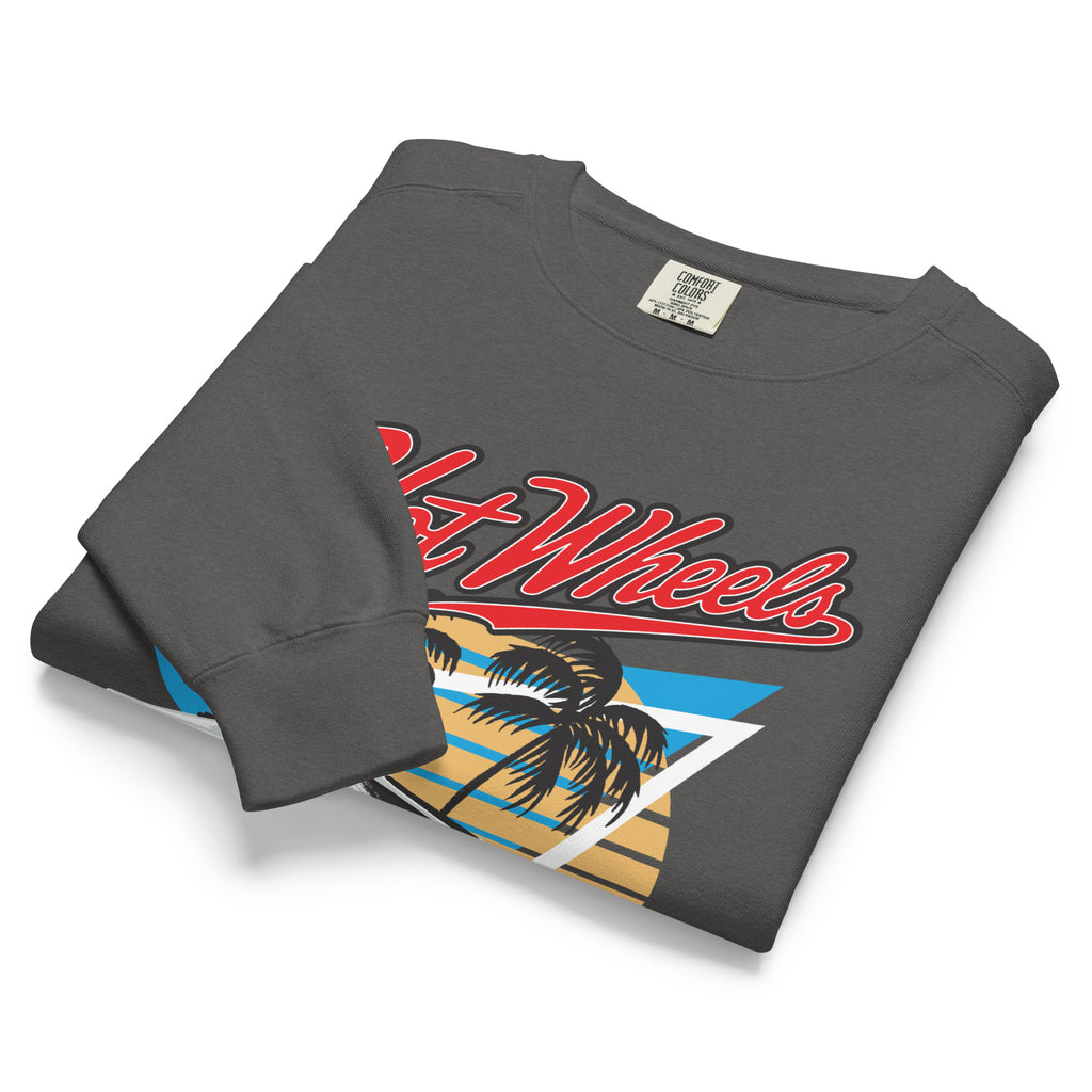 Hot Wheels Pit Stop Gray Sweatshirt | Mattel Creations