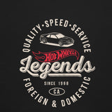 Hot Wheels Customizable Legends Mechanic Black T-Shirt
