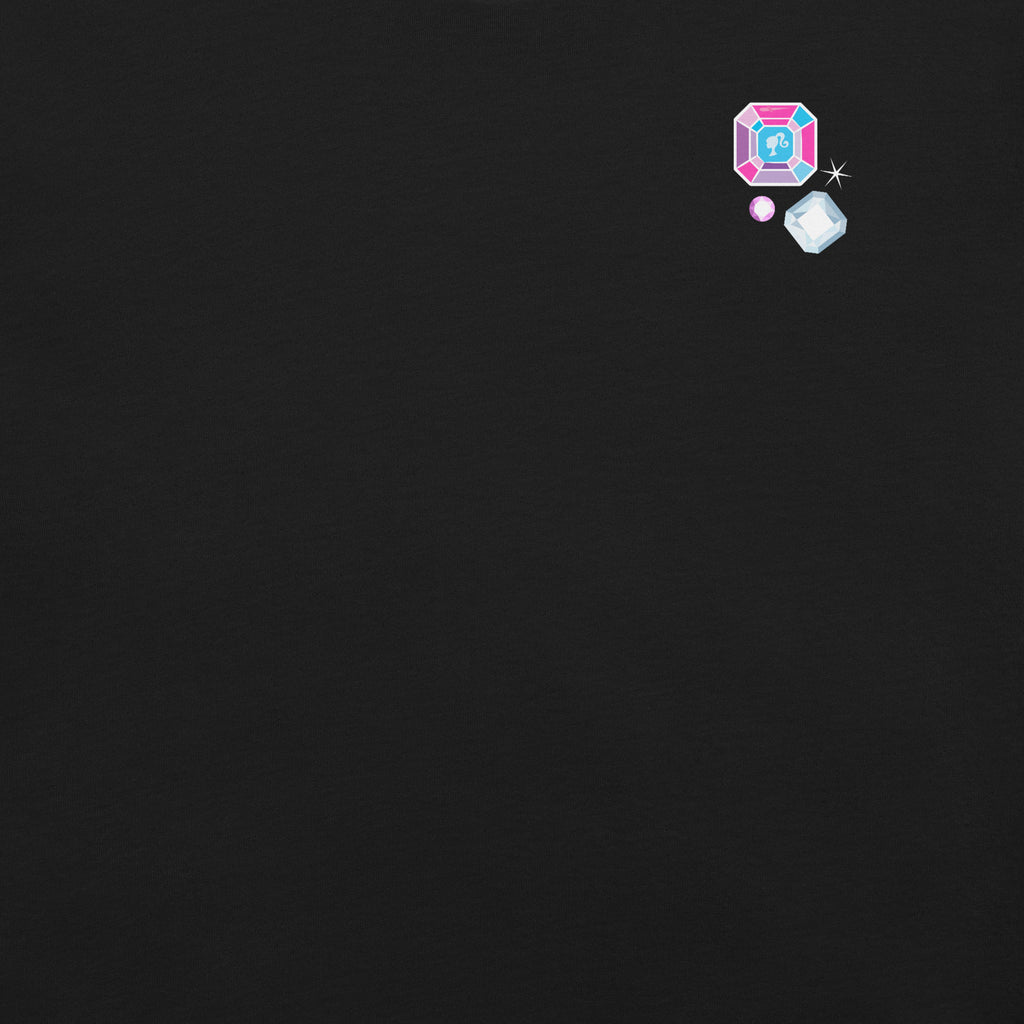 Barbie 1980 s Crystal Born To Sparkle Black T Shirt Mattel Creations barbie-1980-s-crystal-born-to-sparkle-black-t-shirt-mattel-creations