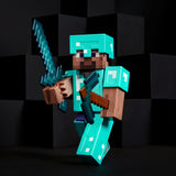 Minecraft Diamond Level Steve Collector Action Figure