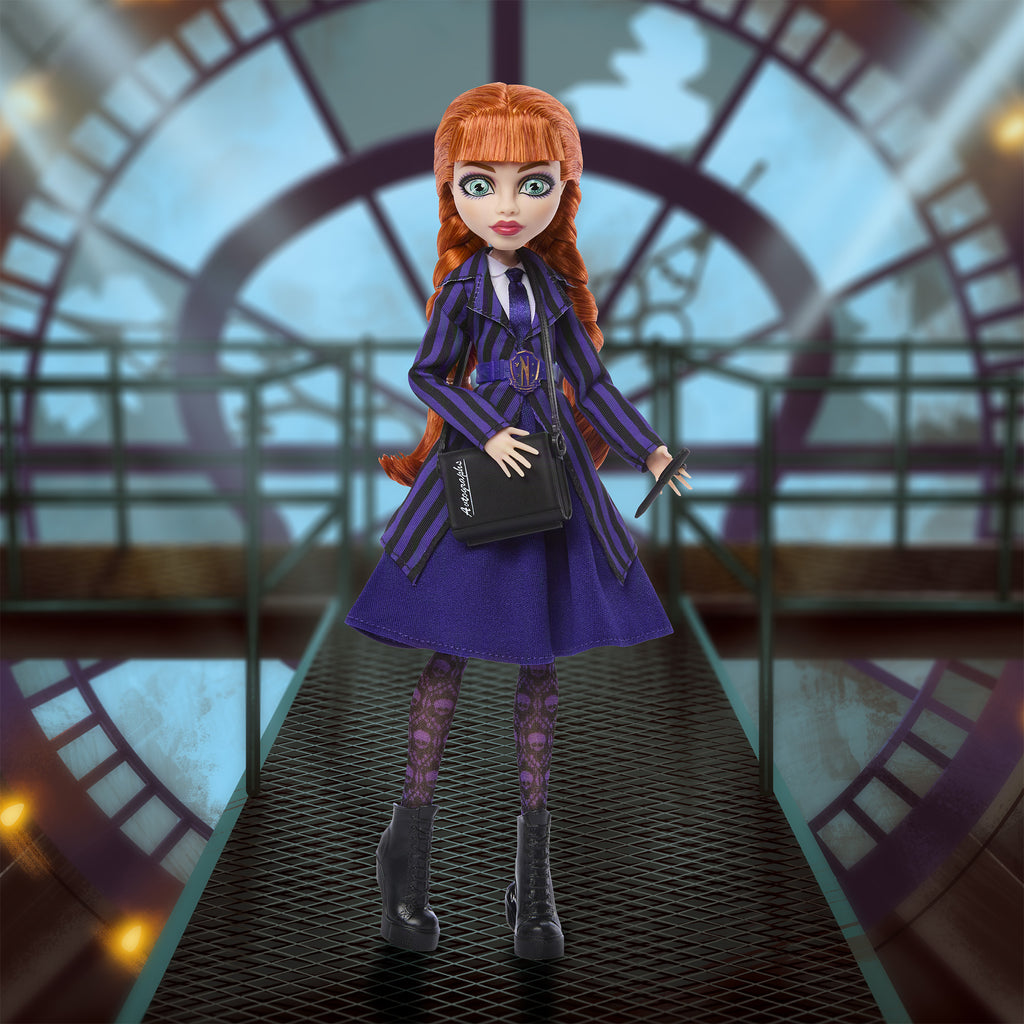 Monster High x Wednesday Agnes DeMille Doll With Purple Uniform