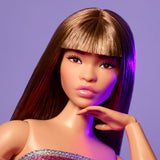 Barbie Looks Doll #24 (Curvy, Long Brown Hair)