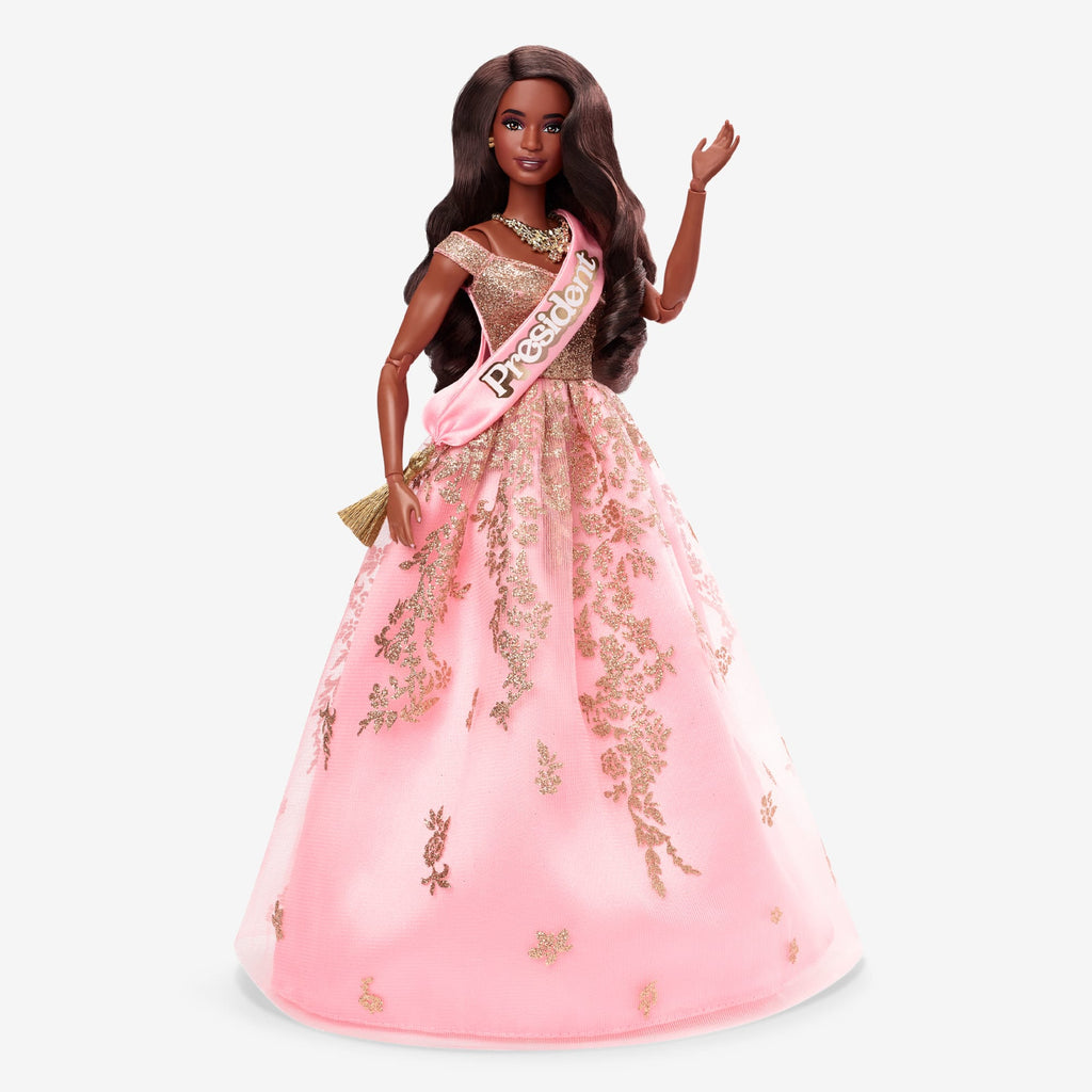 President Barbie in Pink and Gold Dress Barbie The Movie President Barbie in Pink and Gold Dress Barbie The Movie