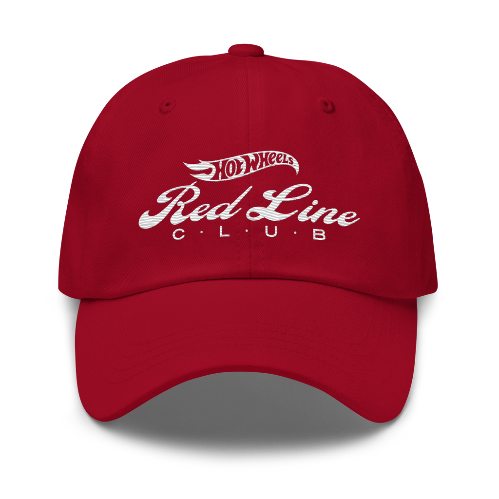 Hot Wheels Red Line Club 20th Anniversary Retro Logo Hat Red hot-wheels-red-line-club-20th-anniversary-retro-logo-hat-red