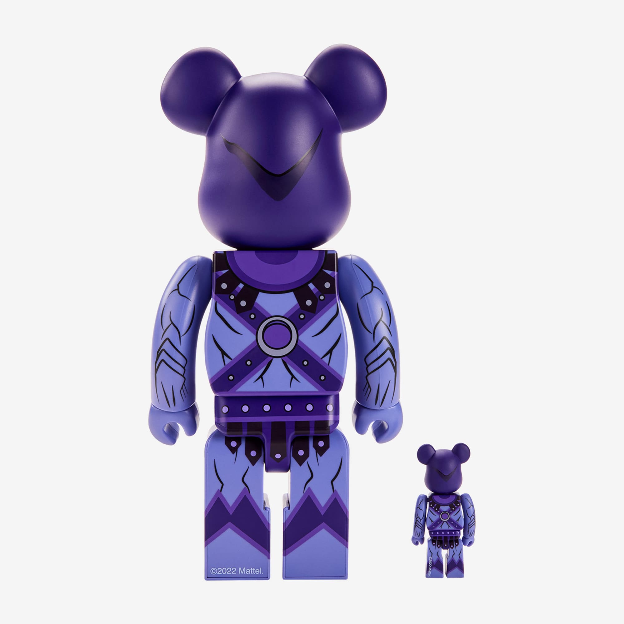 Masters of the Universe Skeletor BE@RBRICK 100% & 400%