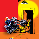 Hot Wheels MARVEL Ghost Rider Motorcycle & Figure Collectible