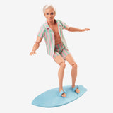 Ken Doll Wearing Pastel Striped Beach Matching Set – Barbie The Movie
