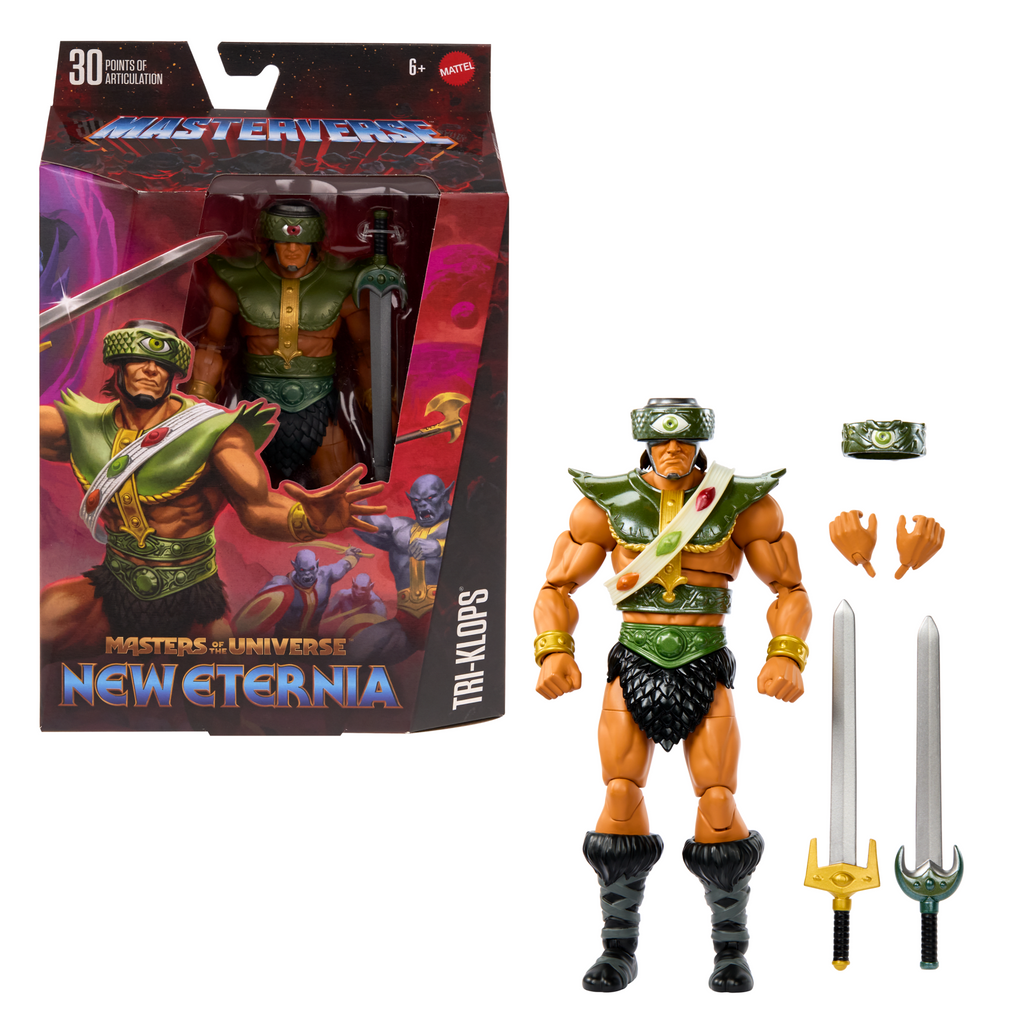 A New 1/6 Scale #MastersoftheUniverse Figure Is Here From Mondo With Tri Klops A New 1/6 Scale #MastersoftheUniverse Figure Is Here From Mondo With Tri Klops